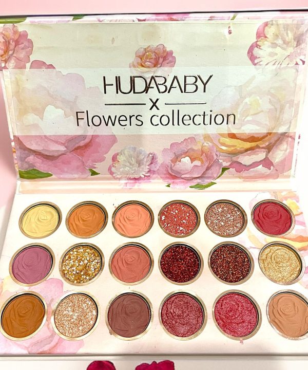 Hudababy EyeShade Kit Flower Collection 18 Colors