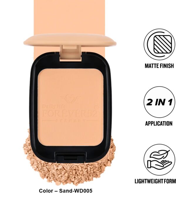 Forever52 Wet N Dry Compact Powder-Shade: Sand-WD005