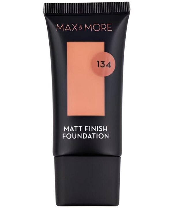 Max & More Matt Finish Foundation 30ml Shade: 134
